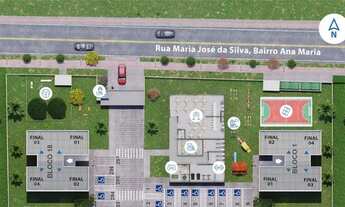 Imagem 3: Apartamento 'Minha casa, minha vida' com 2 quartos Via Rápida - Criciúma - SC