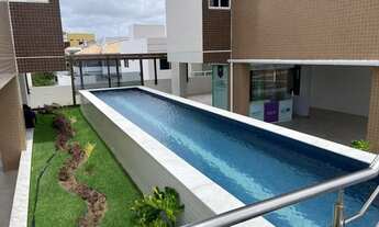 Imagem 2: Apartamento de 80m2 com 2 Quartos + DCE e Vista Para o Mar de Intermares