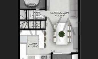 Imagem 5: Sobrado em condomínio no Portão - ARYA 1