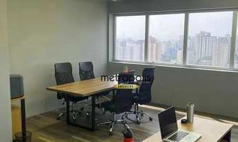 Imagem 7: Sala, 37 m² - venda por R$ 420.000,00 ou aluguel por R$ 3.324,00/mês - Centro - Santo Andr