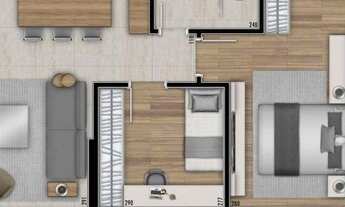 Imagem 4: Apartamento com 2 dormitórios à venda, 73 m² por R$ 948.833,56 - Bigorrilho - Curitiba/PR