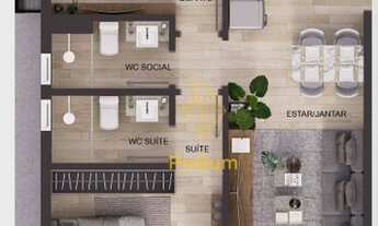 Imagem 2: Apartamentos com varanda/ sacada a 180m da praia de Intermares