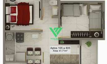 Imagem 7: Apartamento com 3 dormitórios à venda, 57 m² por R$ 251.710,78 - Tambiá - João Pessoa/PB