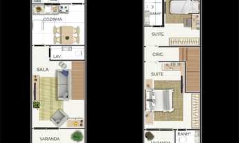 Imagem 4: Casa à venda, 2 quartos, 1 suíte, 1 vaga, Alto da Boa Vista - Araruama/RJ