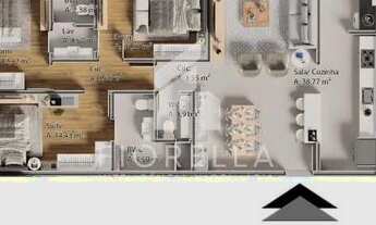 Imagem: Apartamento terraço, com 03 dormitórios