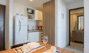 Imagem 2: Alugo Flat Mobilado, Andar Alto* 33m2 num dos melhores Beach Class no Pina