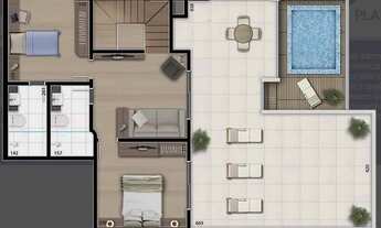 Imagem 4: COBERTURA com 3 dormitórios à venda por R$ 1.430.000,00 no bairro Cabral - CURITIBA / PR