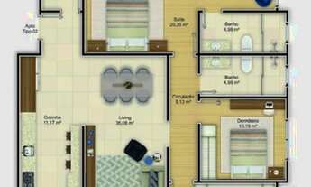 Imagem 3: Apartamento novo no bairro São Cristóvão