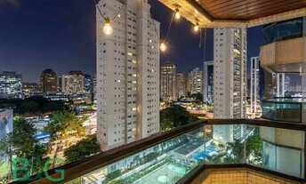 Imagem 2: Apartamento com 3 dormitórios para alugar, 126 m² por R$ 10.274/mês - Santo Amaro - São Pa