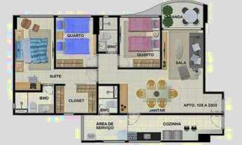 Imagem 3: Apartamento à Venda Beira-Mar em Casa Caiada, Olinda Venâncio Barbosa (Moura Dubeux