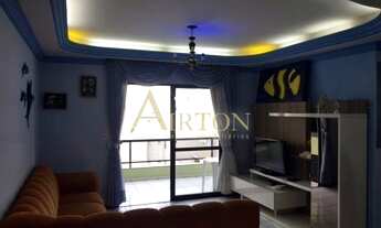 Imagem 2: Apartamento com 3 quartos sendo uma suíte climatizada, sacada com churrasqueira, na Meia P