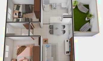 Imagem 2: Apartamento térreo com garden