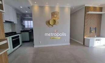 Imagem 5: Apartamento com 3 dormitórios para alugar, 68 m² por R$ 6.255,63/mês - Cerâmica - São Caet