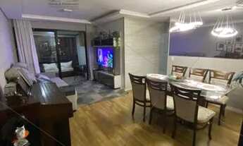 Imagem 3: Apartamento 83m, 3 quartos, 1 suíte, 1 vaga, sacada gourmet envidraçada, área de lazer com
