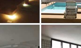 Imagem: Casa barro vermelho com piscina