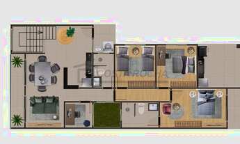 Imagem 7: Casa com 3 dormitórios à venda, 164 m² por R$ 670.000,00 - Condomínio Piccolino - Salto/SP