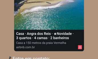 Imagem 2: Casa para temporada em Angra dos Reis - a apenas 150 metros da Praia Vermelha!