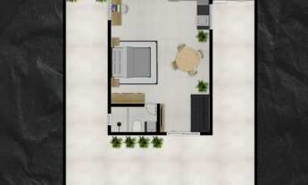 Imagem: Cobertura Studio com terraço individual