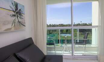 Imagem 3: Flat 3 quartos, 1 suite, 65m2, 2 andar, nascente, mobiliado com vista área de lazer, condo