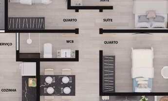 Imagem 2: Residencial Parus - Manaira - 55 a 75 m² - 02 e 03 Qts - 01 ou 02 vg