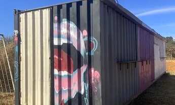 Imagem 4: Contêiner 12 metros casa/quiosque/depósito