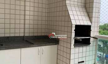 Imagem 2: Apartamento com 3 dormitórios para alugar, 84 m² por R$ 5.400,02/mês - Aparecida - Santos