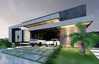 Imagem 7: Casa térrea em construção / 3 suítes / escritório / piscina