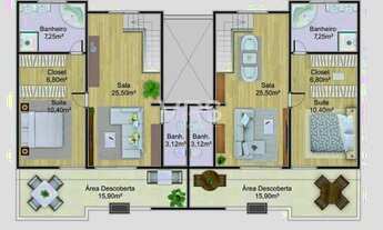 Imagem 4: Duplex para venda com 132 metros quadrados com 3 quartos em Bom Retiro - Teresópolis - RJ