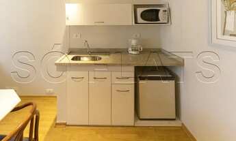 Imagem 2: Flat Ninety com 33m², 1 dorm e 1 vaga de garagem nos Jardins disponível locação