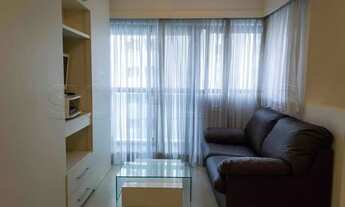 Imagem 7: Apartamento mobiliado com 1 dormitório com 45m² com sala avarandada próximo da Avenida Pau