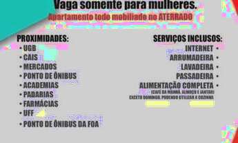 Imagem: Vaga feminina para estudante, quarto individual