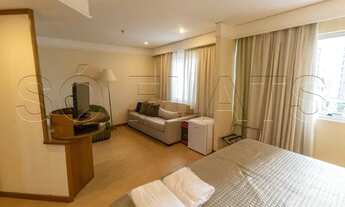 Imagem 2: Flat no Radisson Vila Olímpia disponível para locação próximo as Avenidas JK. Consulte-nos