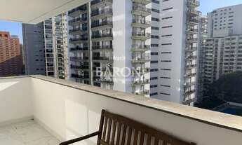 Imagem 3: Apartamento a venda em Moema Índios, 163 m², 4 suítes, amplo living com terraço, 3 vagas