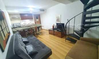 Imagem 2: Duplex mobiliado com serviços, com 1 dormitório 56m² a 3 minutos andando da Avenida Paulis