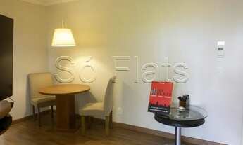 Imagem 2: Flat disponível locação na Vila Olímpia com 2 dormitórios próximo da Av Bandeirantes