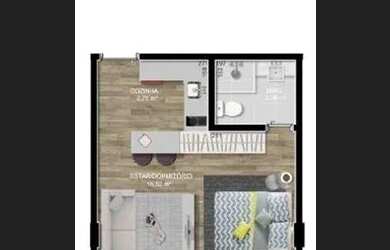 Imagem 7: Studio com 1 dormitório à venda, 31 m² por R$ 387.112 - Bigorrilho - Curitiba/PR