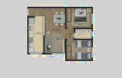 Imagem 6: OPORTUNIDADE Apartamento com 2 dormitórios