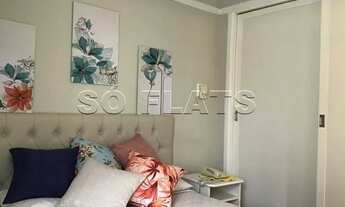 Imagem 6: Flat no Jardins para Locação com 1x dormitório sendo 1x suíte, serviços e vaga de garagem