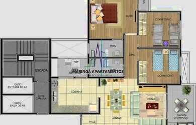 Imagem 3: Locação Apartamento com 3 dormitórios