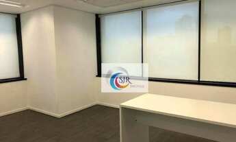 Imagem 9: Laje comercial de 775 m² com carpete e divisórias. 9 banheiros. Ar condicionado. 21 vagas