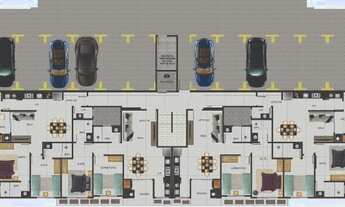 Imagem 4: Apartamento para venda tem 80 metros quadrados com 2 quartos sendo 1 suíte