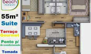 Imagem 4: Apartamento de 51m² com 2 quartos em Quitaúna - Osasco - SP