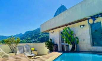 Imagem 2: Cobertura duplex para venda com 234 metros quadrados com 3 quartos em Humaitá - Rio de Jan