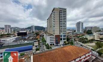 Imagem 2: Apartamento com 1 dormitório para alugar, 67 m² por R$ 2.859,00/mês - Vila Matias - Santos