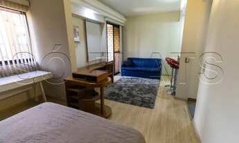 Imagem 6: Q.I - Flat totalmente mobiliado em Moema com 1x dorm. para locação com entrada imediata