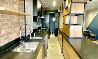 Imagem 2: Aluguel - Apartamento de luxo no setor bueno com 89m2 mobiliado e decorado,climatizado