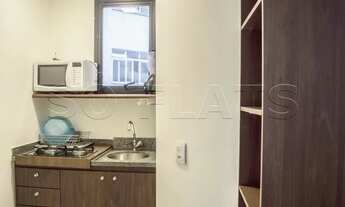 Imagem 3: Flat p/ Locação na Bela Vista com 1x dorm 48m², Massis Five Stars com vaga de garagem e la