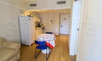 Imagem 3: Apto 1 dormitório no miolo do Jardins Mobiliado com serviços hoteleiros. Sem fiador. Consu