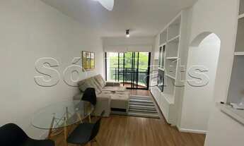 Imagem 1: Flat para locação no Saint Peter contendo 45m², 1 dormitório e 1 vaga de garagem