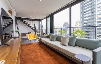 Imagem 5: Apartamento com 1 Quarto para alugar, 89m² - Vila Madalena